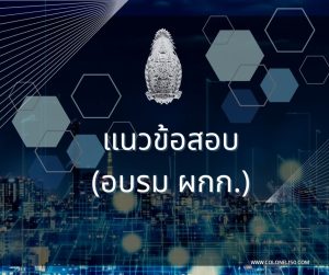 แนวข้อสอบ